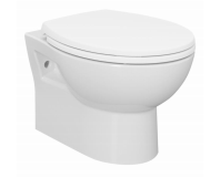 JD-10851 Back To Wall Rimless Toilet Bowl, Glossy White