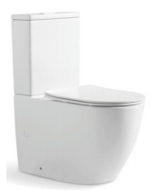 JD-10023+11123 Two-Piece Toilet, Dual Flush, Cotton White