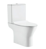 JD-10227+11117 Stately Comfort Height Two-Piece Toilet with Dual Flush, White