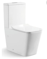 JD-10013+11113 Dual Flush White Ceramic Modern Small Bathroom 