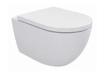JD-10823 Wall Mounted Rimless Toilet Bowl, Glossy White