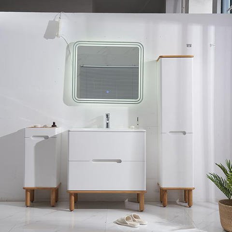 JD-MUG1805-800 White Bathroom Cabinet Toilet Small Bathroom Cabinet
